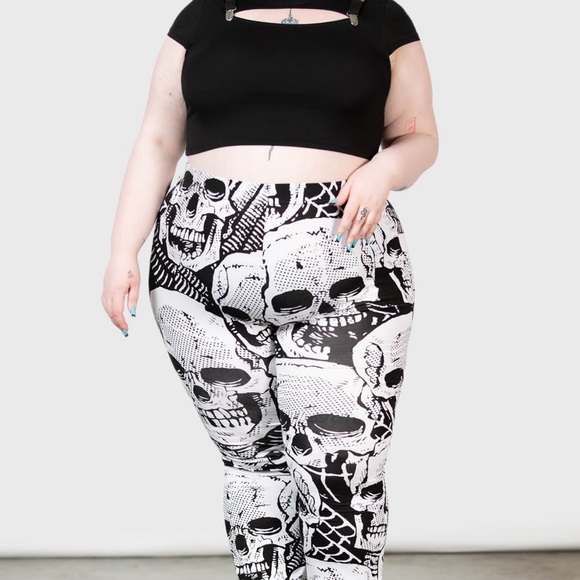 Killstar - PLENTIFUL REAP BOOTCUT TROUSER - PLUS - 3XL - Picture 3 of 3